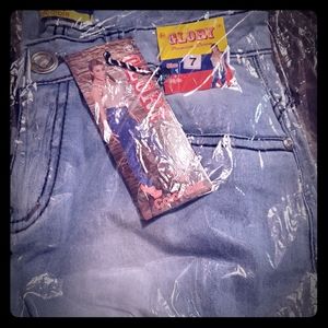 Ripped Jean's with ribbon laces